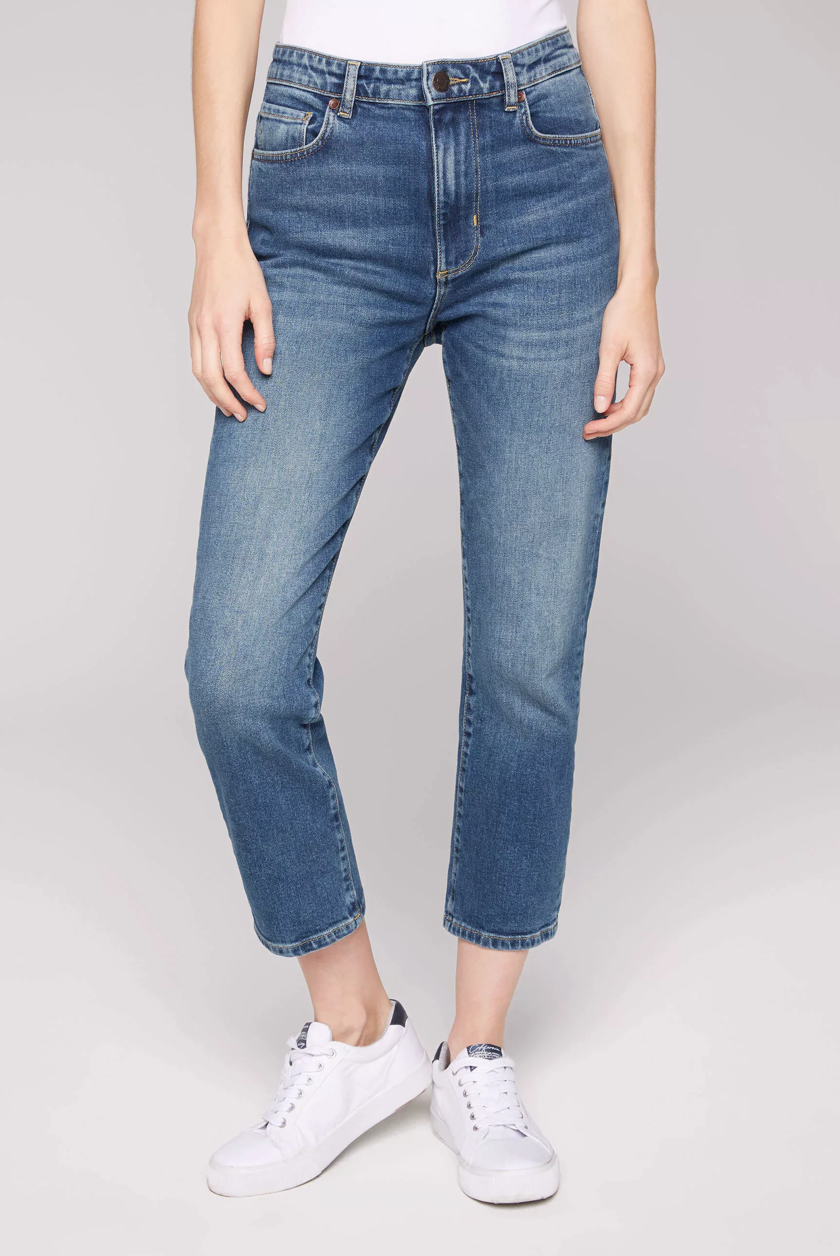 SOCCX Mom-Jeans, mit verkürztem Bein günstig online kaufen