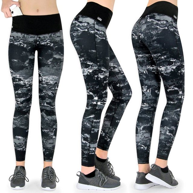 Formbelt Highwaist Leggings Laufhose Damen lang mit Handytasche Hohem Bund günstig online kaufen