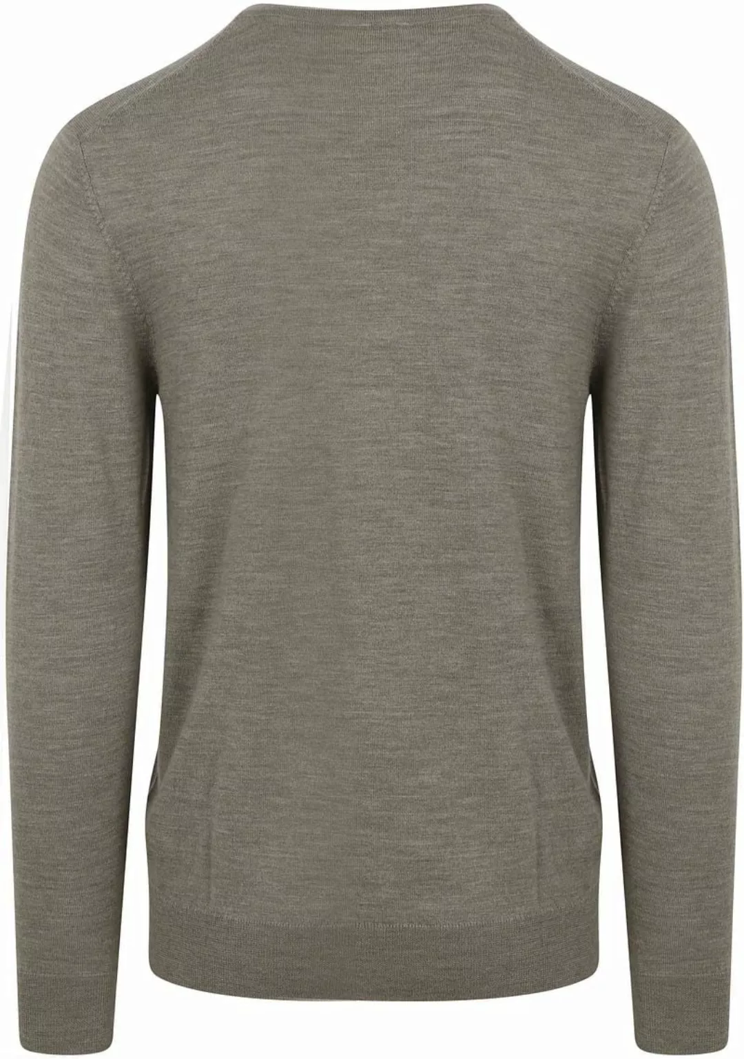 Profuomo Pullover V-Neck Merinowolle Grün - Größe XXL günstig online kaufen