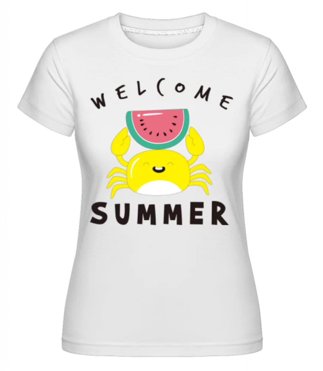 Welcome Summer Crab · Shirtinator Frauen T-Shirt günstig online kaufen