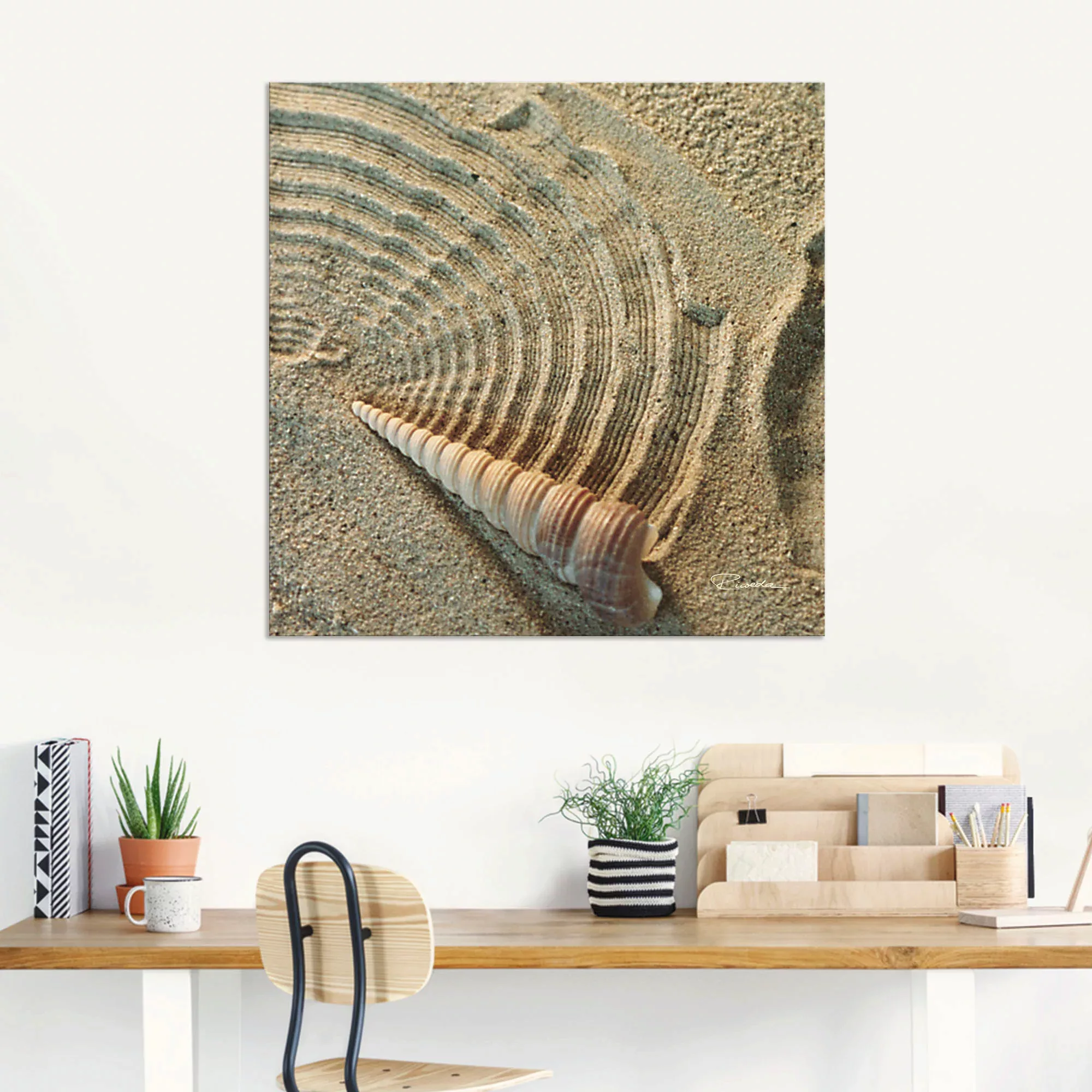 Artland Wandbild »Zen IV - Muschel im Sand«, Zen, (1 St.) günstig online kaufen