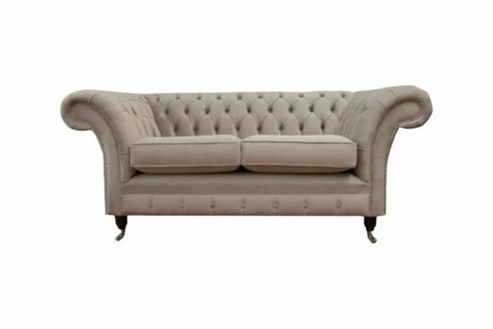 JVmoebel Sofa Chesterfield Textil Polster Sofa Design Luxus Couch Stoff Sof günstig online kaufen