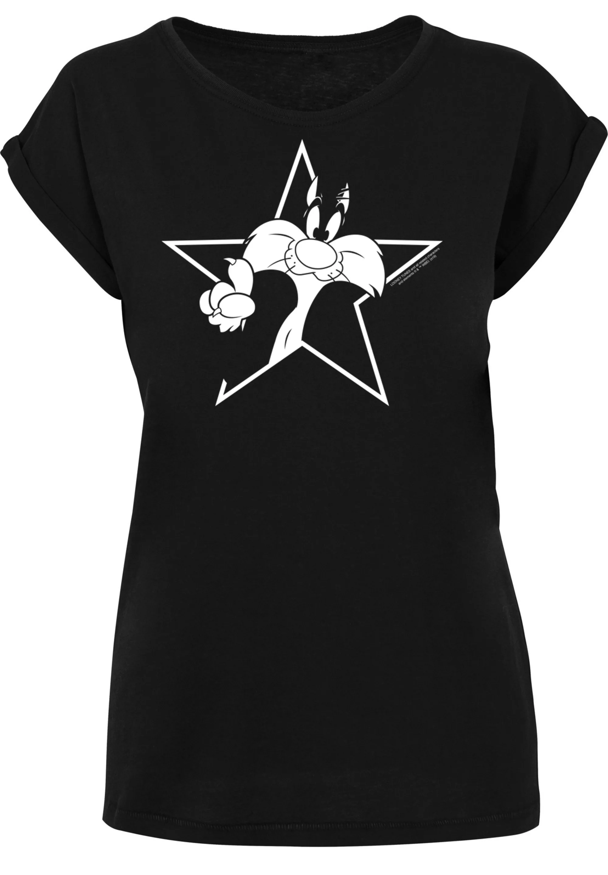 F4NT4STIC T-Shirt "Looney Tunes Sylvester Cartoon Stern", Damen,Premium Mer günstig online kaufen