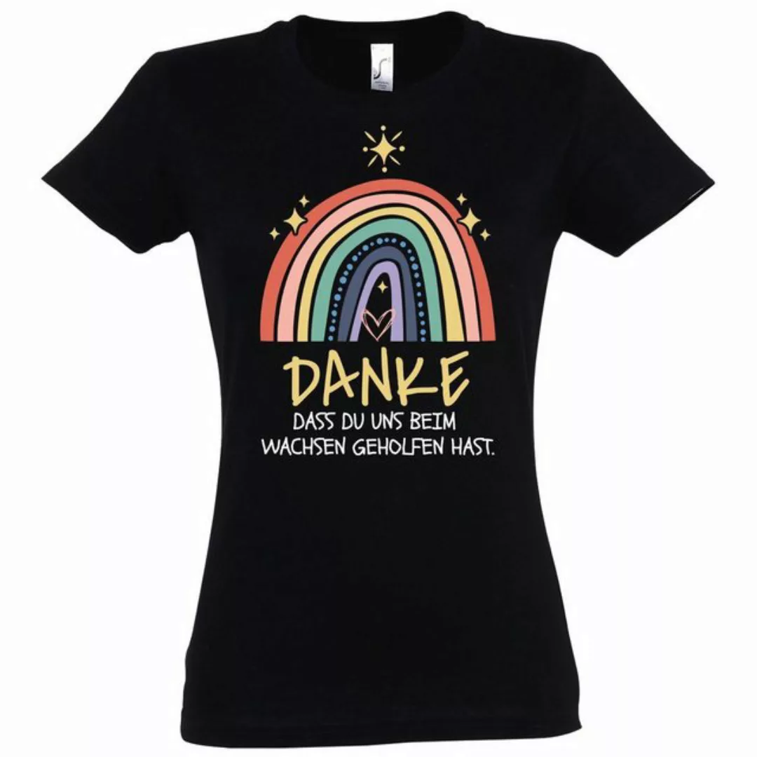 Youth Designz T-Shirt DANKE DASS DU UNS BEIM WACHSEN GEHOLFEN HAST Damen Sh günstig online kaufen