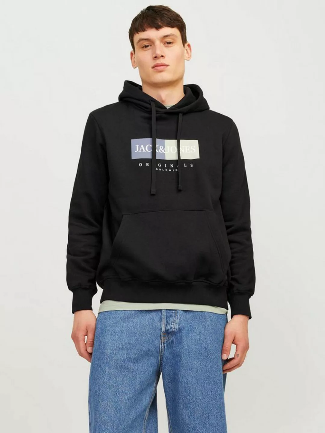 Jack & Jones Kapuzensweatshirt JORFREDERIKSBERG BOX SWEAT HOOD SN günstig online kaufen