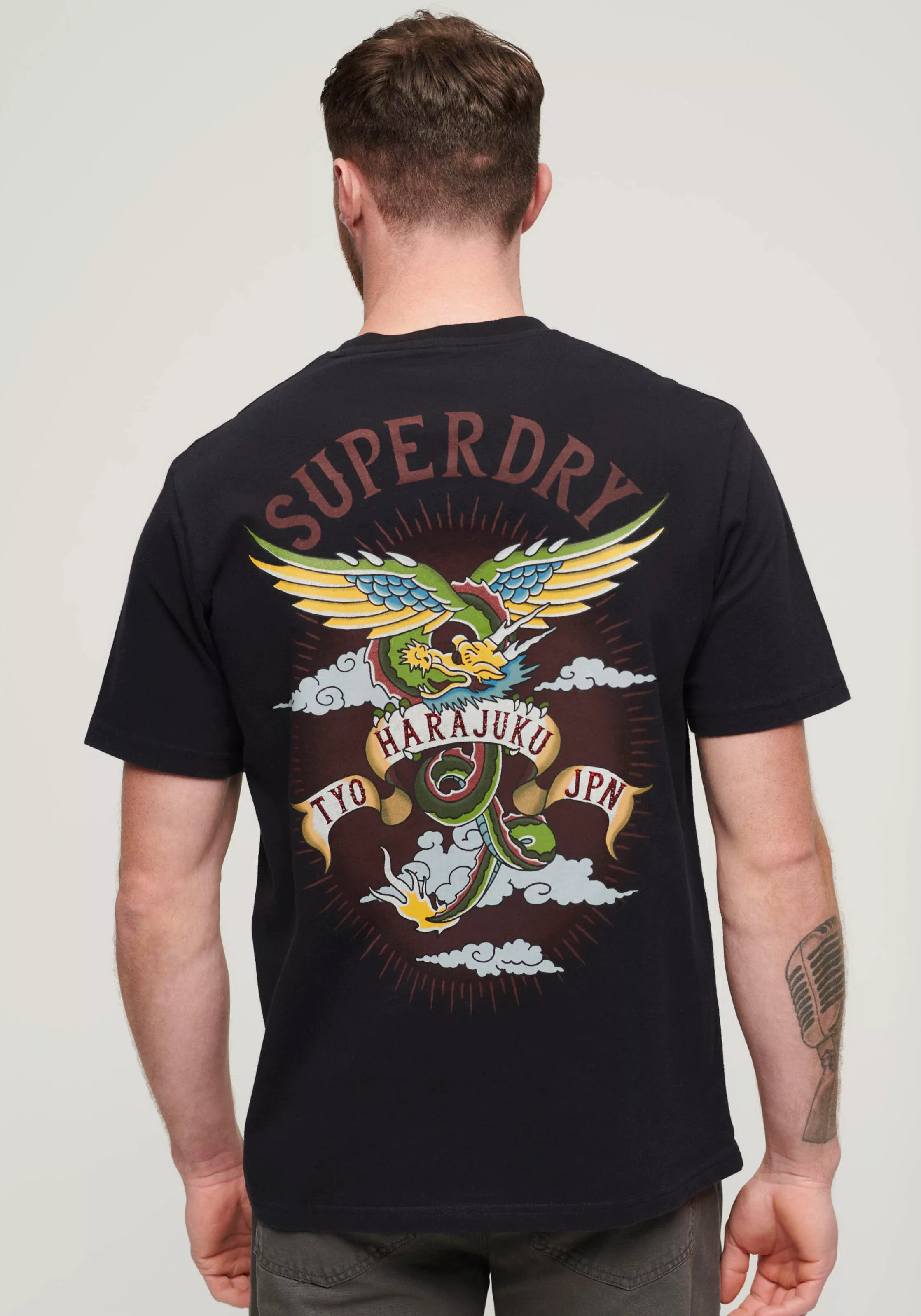 Superdry Print-Shirt SD-TATTOO GRAPHIC LOOSE T SHIRT günstig online kaufen