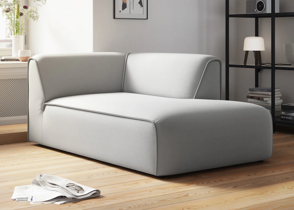 RAUM.ID Ottomane "Merid Chaiselongue, Maße B/T/H: 100/162/70 cm", als Modul günstig online kaufen
