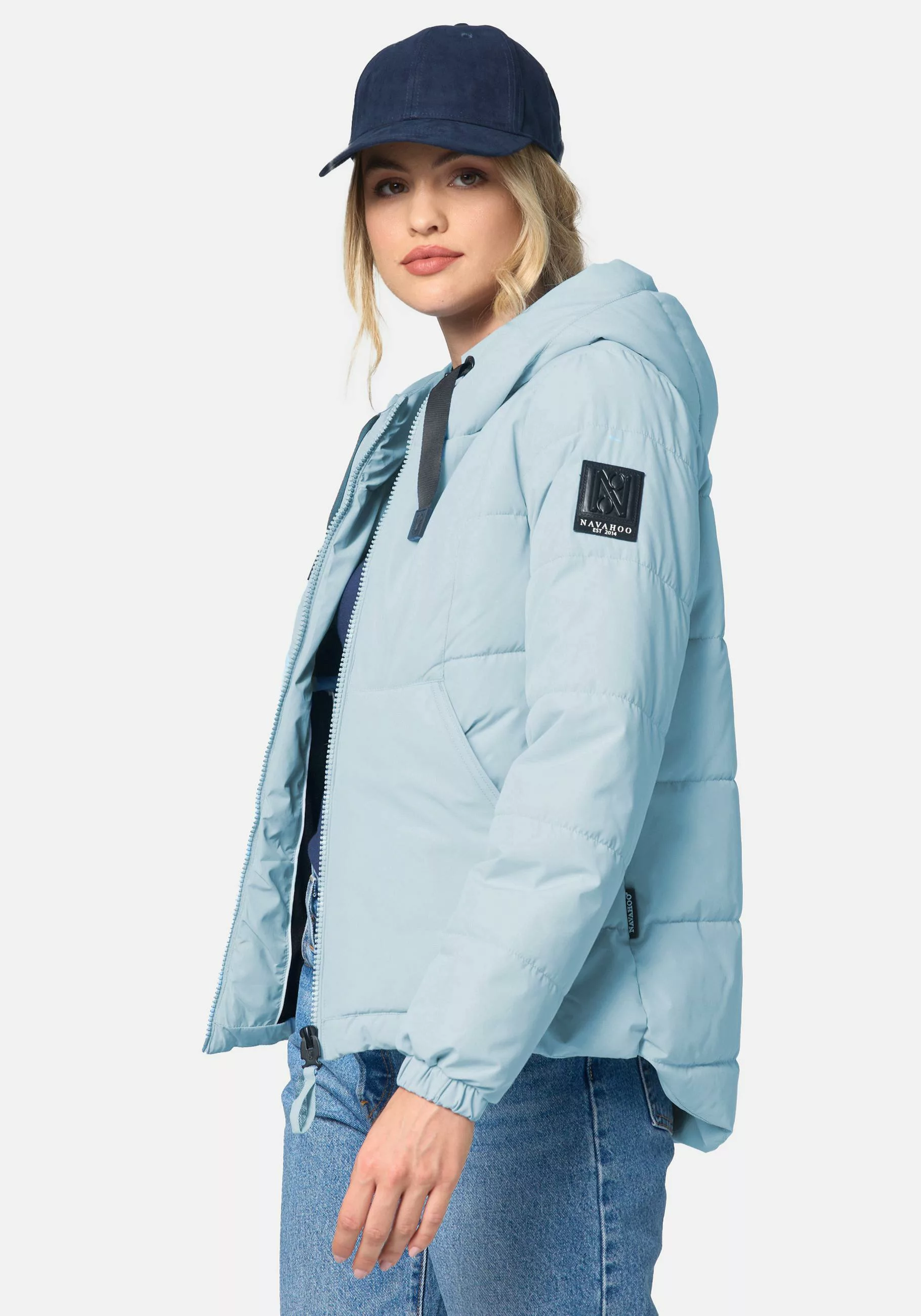 Navahoo Steppjacke "Eisbällchen", mit Kapuze, stylische Damen Winterjacke m günstig online kaufen