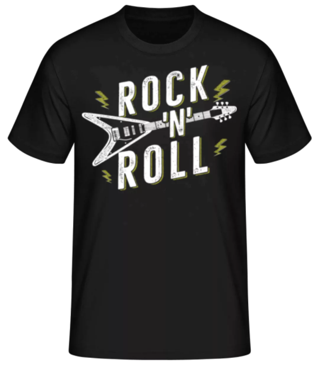 Rock And Roll Gitarre · Männer Basic T-Shirt günstig online kaufen