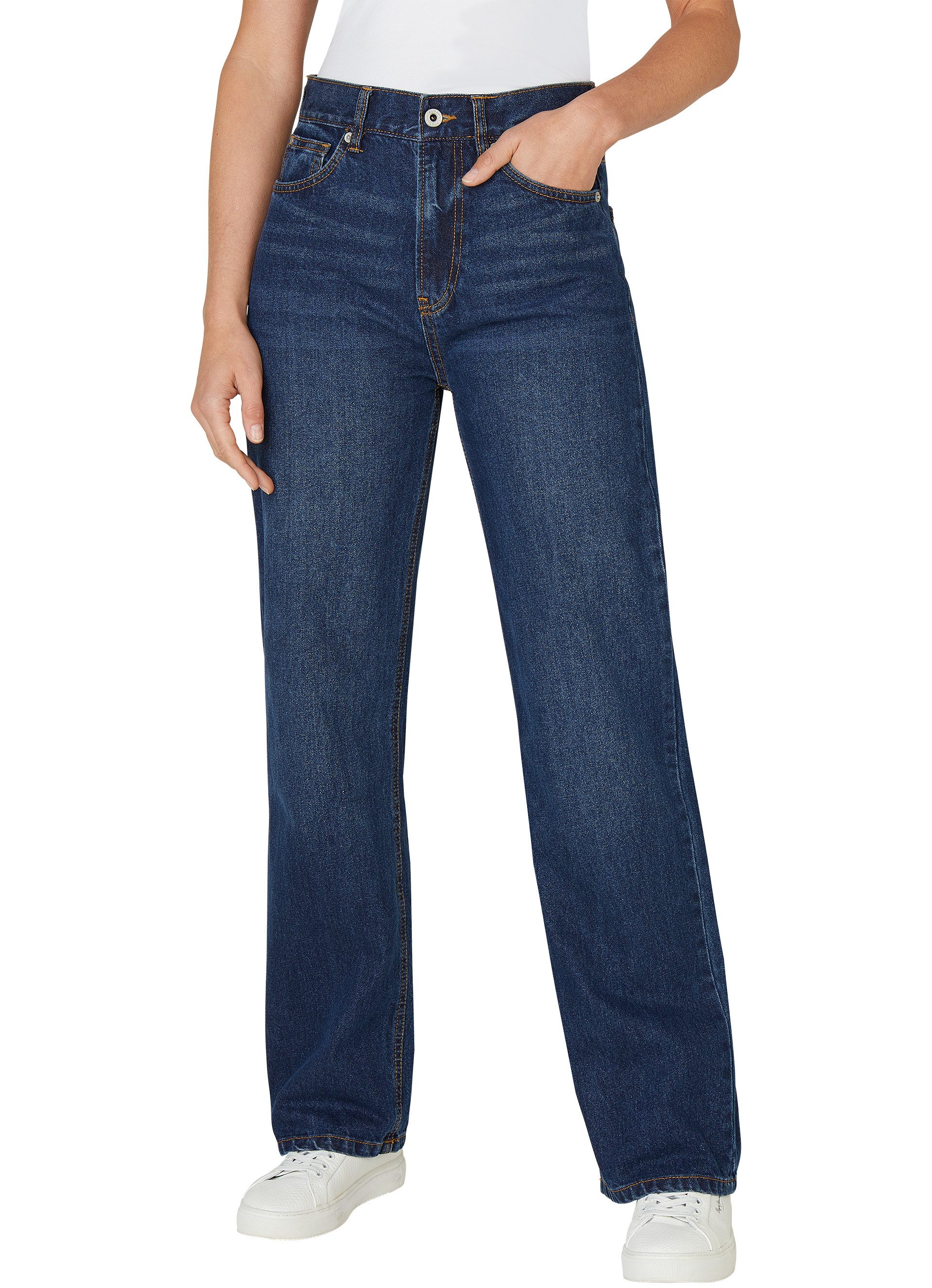 Pepe Jeans Straight-Jeans "STRAIGHT JEANS HW ROBYN", mit hohem Bund günstig online kaufen