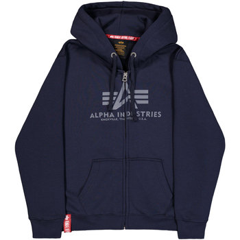 Alpha Industries  Sweatshirt Basic Zip Hoodie BL - rep.blue günstig online kaufen