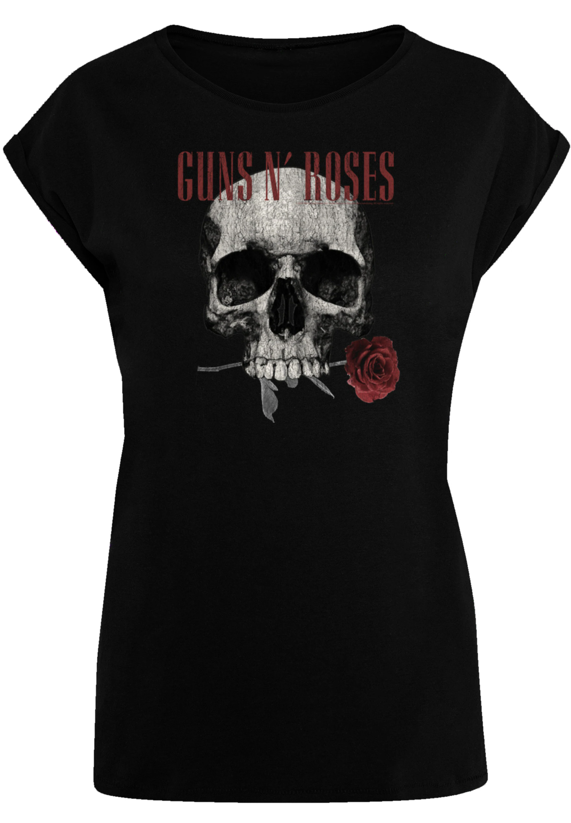 F4NT4STIC T-Shirt "Guns n Roses Flower Skull Rock Musik Band", Premium Qual günstig online kaufen