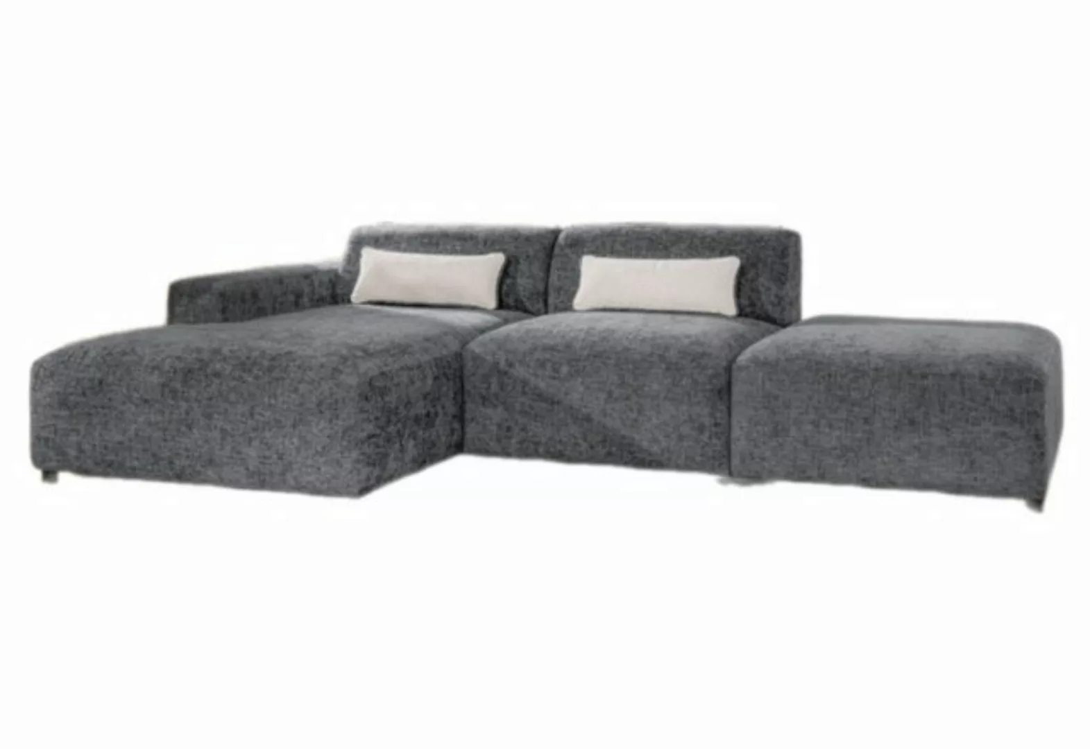 Luxusbetten24 Sofa Designer Sofa Napoli, inkl. Beistellhocker günstig online kaufen