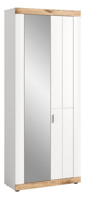 möbelvita Garderobenschrank Rio Garderobenschrank B/H/T 77x193x37 in weiß günstig online kaufen