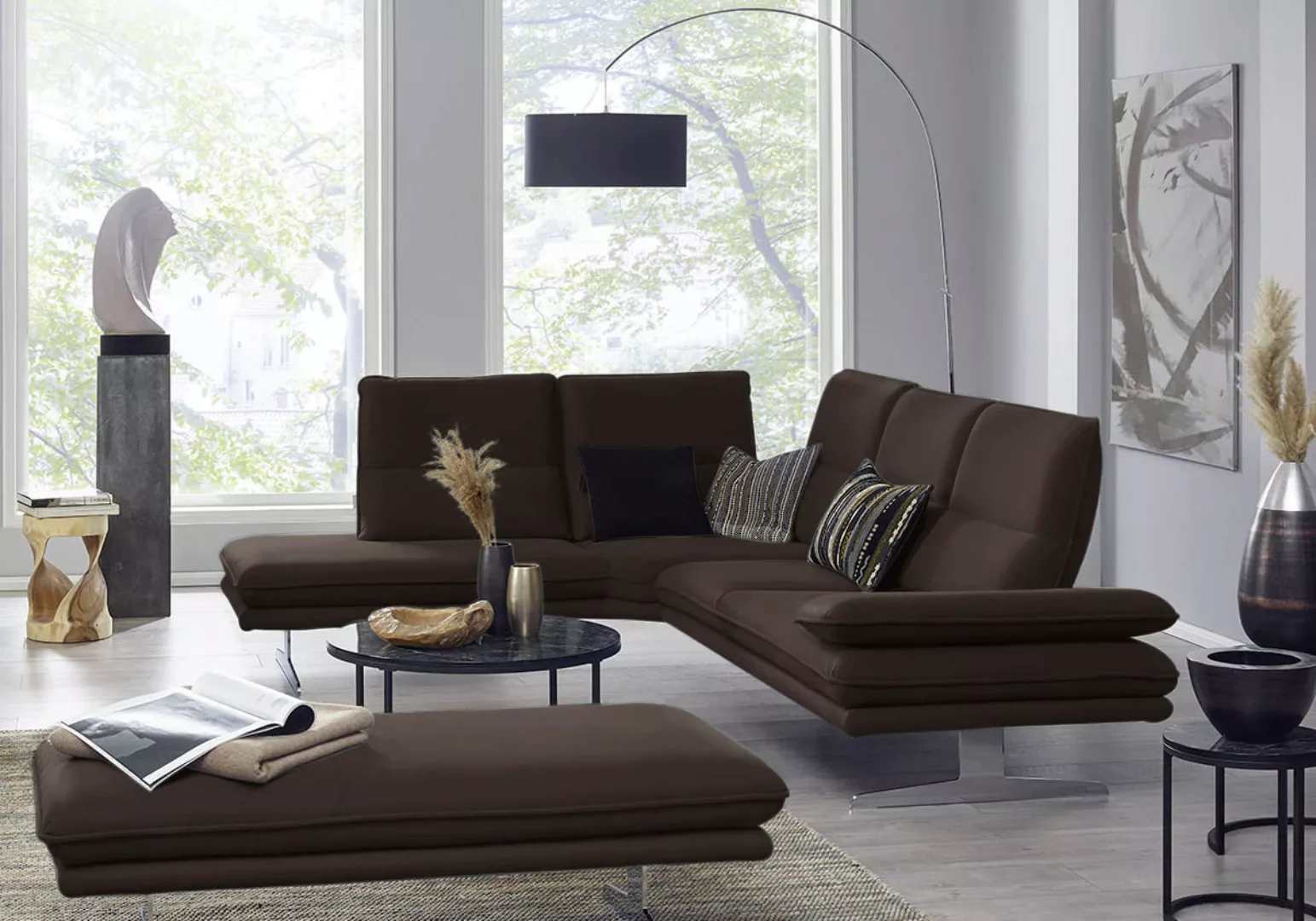 W.SCHILLIG Ecksofa "broadway, Designsofa, mit tollem Sitzkomfort, L-Form", günstig online kaufen