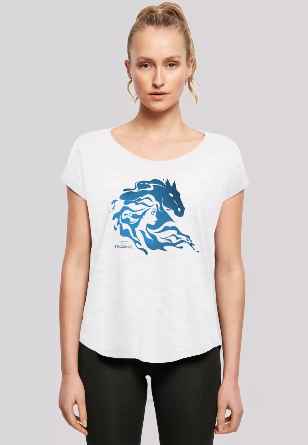 F4NT4STIC T-Shirt "Disney Frozen 2 Nokk Wassergeist Pferd Silhouette", Prin günstig online kaufen