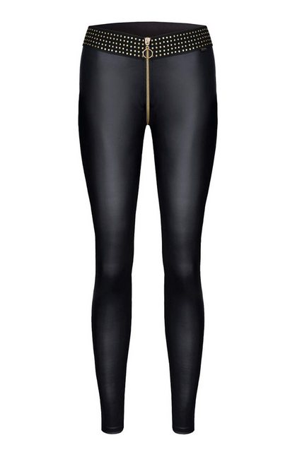 Demoniq Leggings Leggings CBMila001 mit Reißverschluss Wetlook-Hose, Made i günstig online kaufen