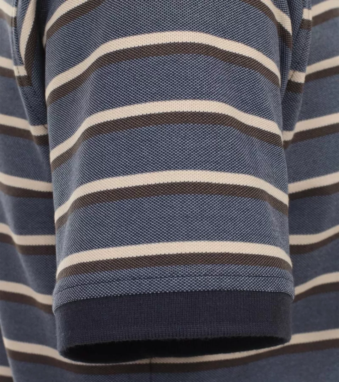 Casa Moda Poloshirt Streifen Blau - Größe XXL günstig online kaufen