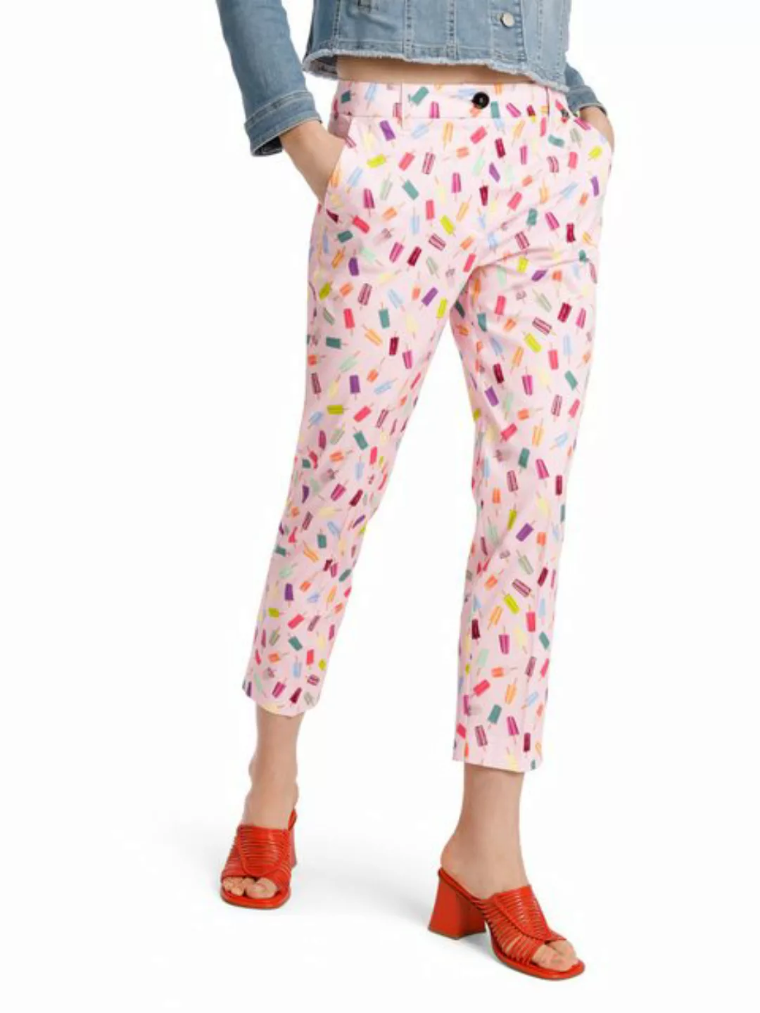 Marc Cain 7/8-Hose "Pants Pastel Icecream" Premium Damenmode Modell FRANCA günstig online kaufen