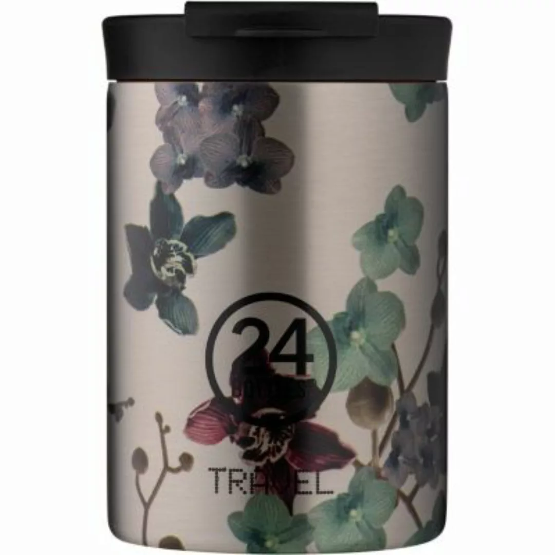 24Bottles Floral Travel Trinkbecher 350 ml Trinkflaschen mehrfarbig günstig online kaufen