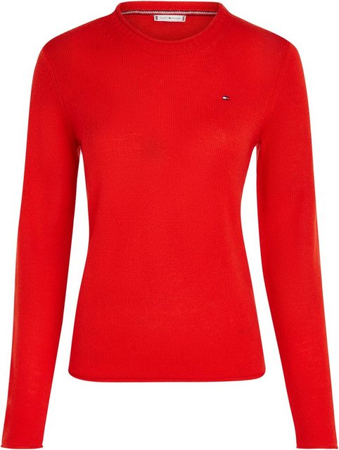 Tommy Hilfiger Strickpullover mit Logostickerei günstig online kaufen