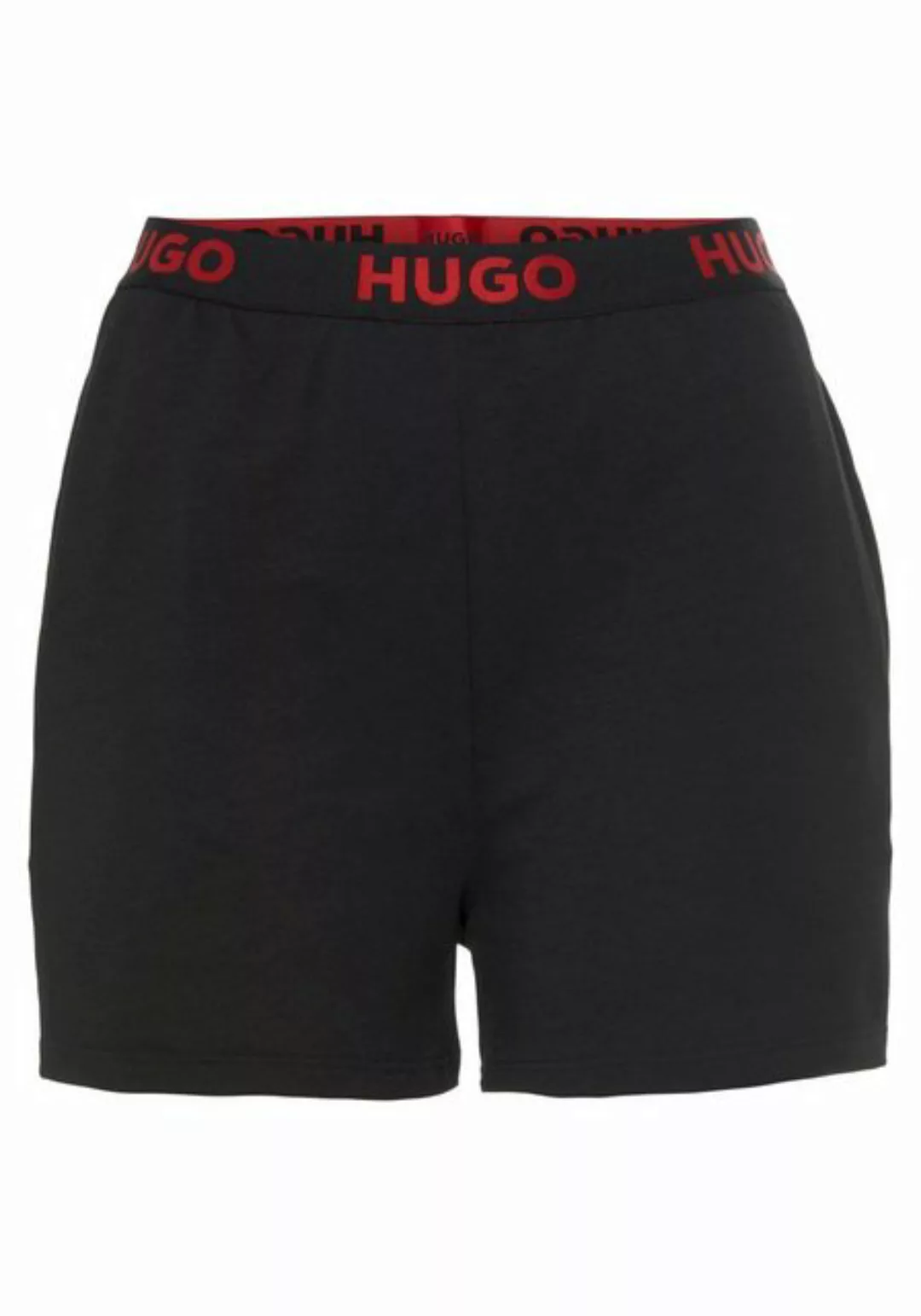 HUGO Sweatshorts SPORTY LOGO_SHORTS 10249156 01 mit Hugo Logo-Elastikbund günstig online kaufen