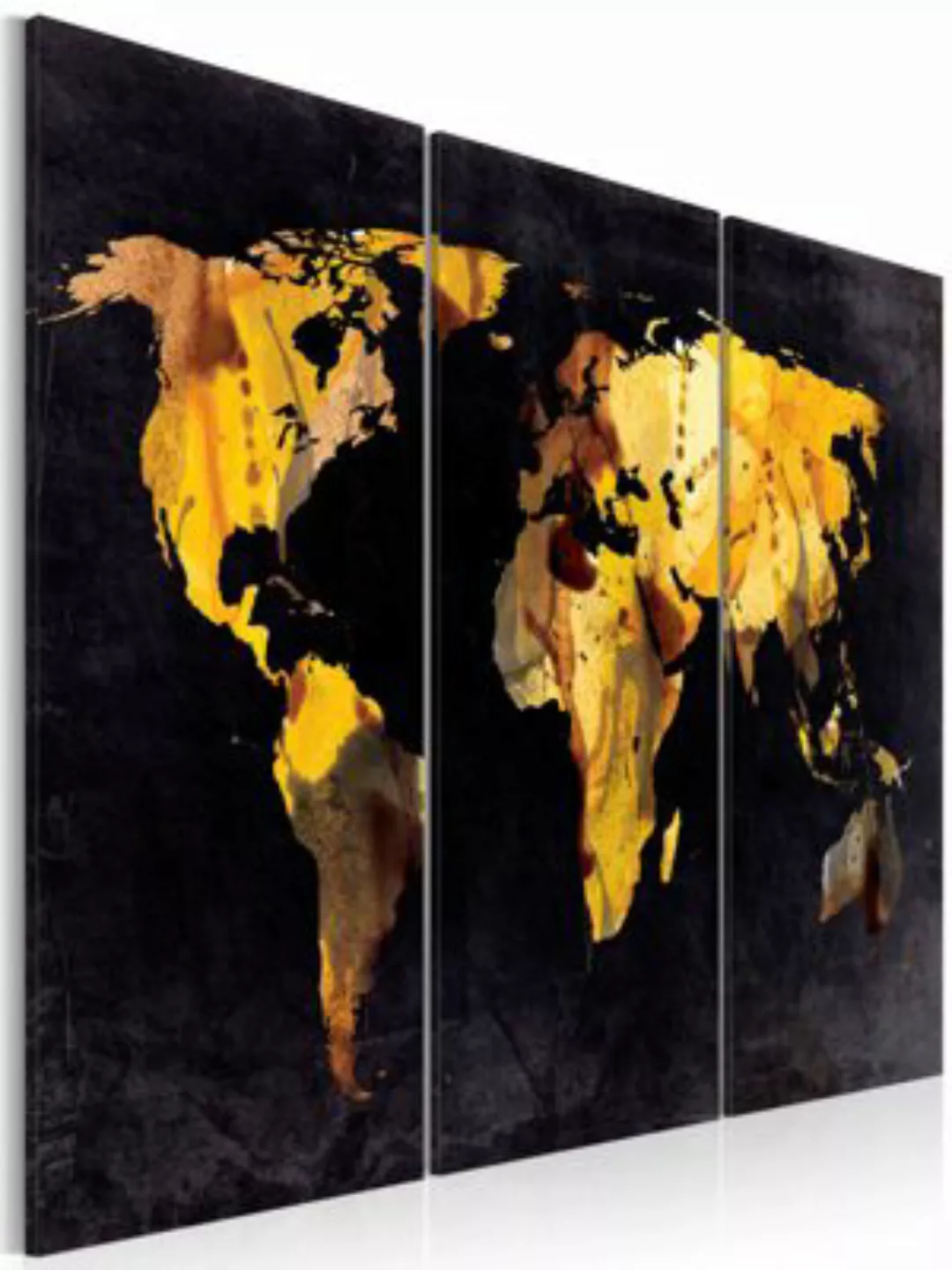 artgeist Wandbild Wenn die Welt eine Wüste wäre... - Triptychon mehrfarbig günstig online kaufen