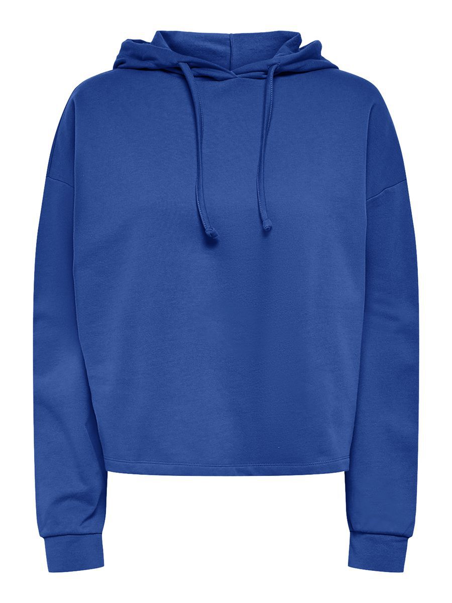 ONLY Einfarbig Hoodie Damen Blau günstig online kaufen