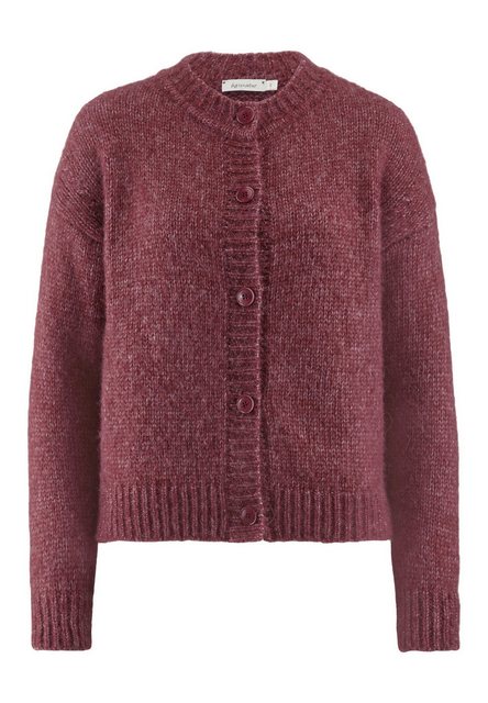 Hessnatur Strickjacke aus reiner Bio-Baumwolle mit Alpaka (1-tlg) günstig online kaufen