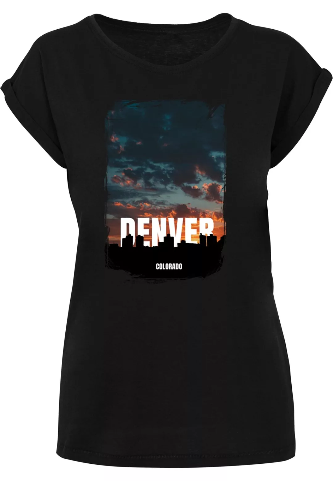 Merchcode T-Shirt "Merchcode Damen Ladies Denver Extended Shoulder Tee" günstig online kaufen