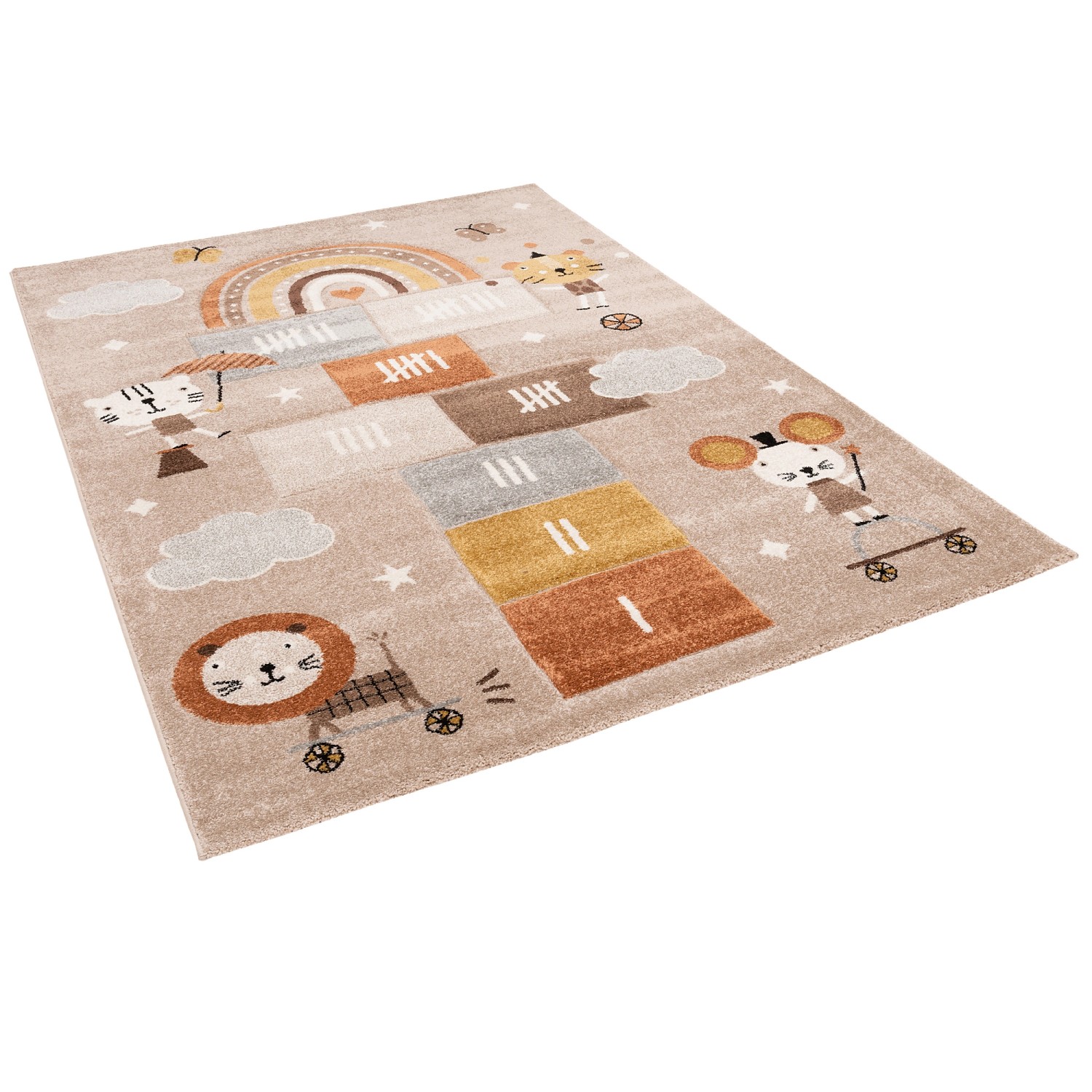 Pergamon Kinder Teppich Maui Kids Spielwelt Beige 160x230cm günstig online kaufen