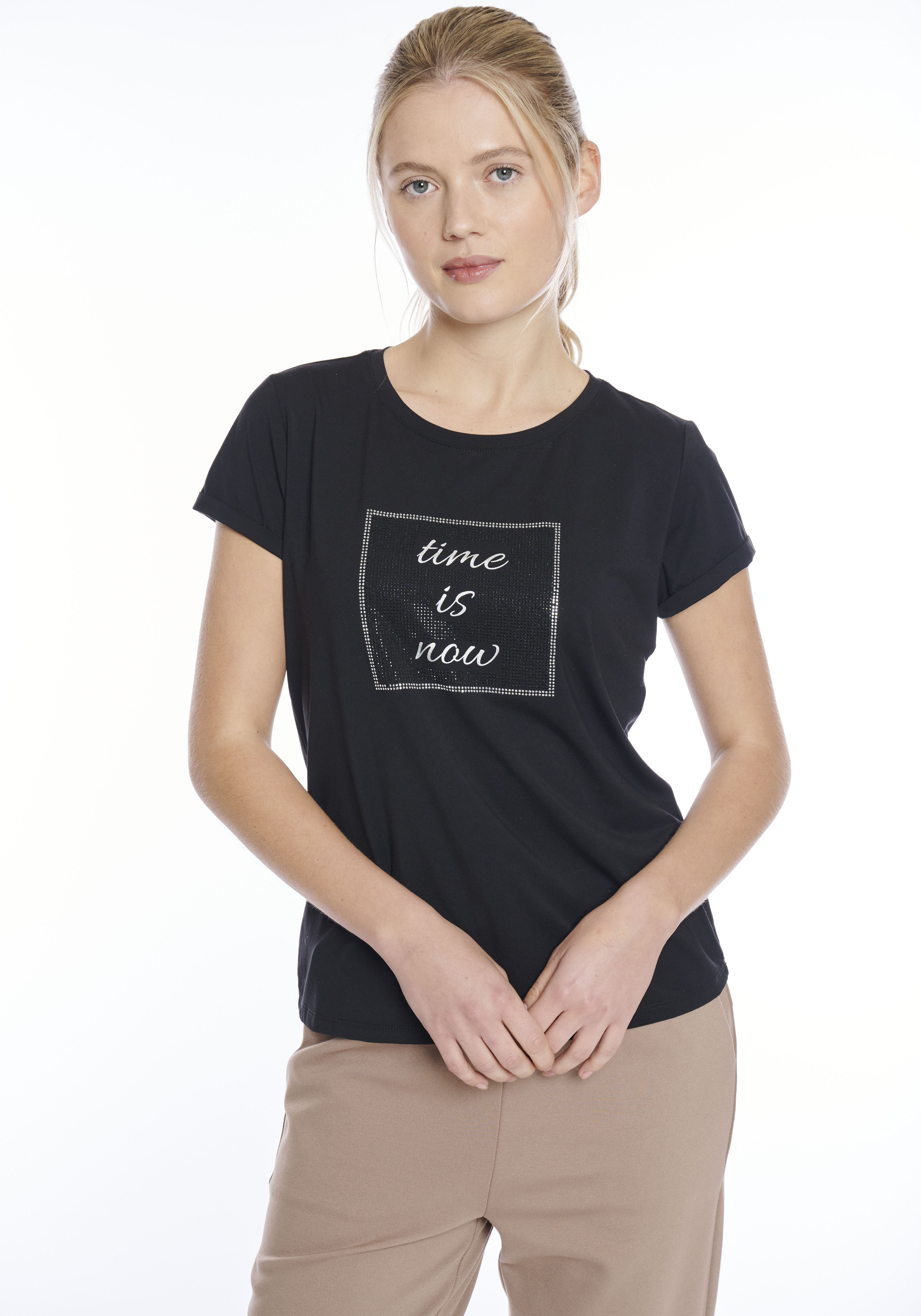 ZABAIONE T-Shirt "Au44tumn", mit Glitzernieten günstig online kaufen
