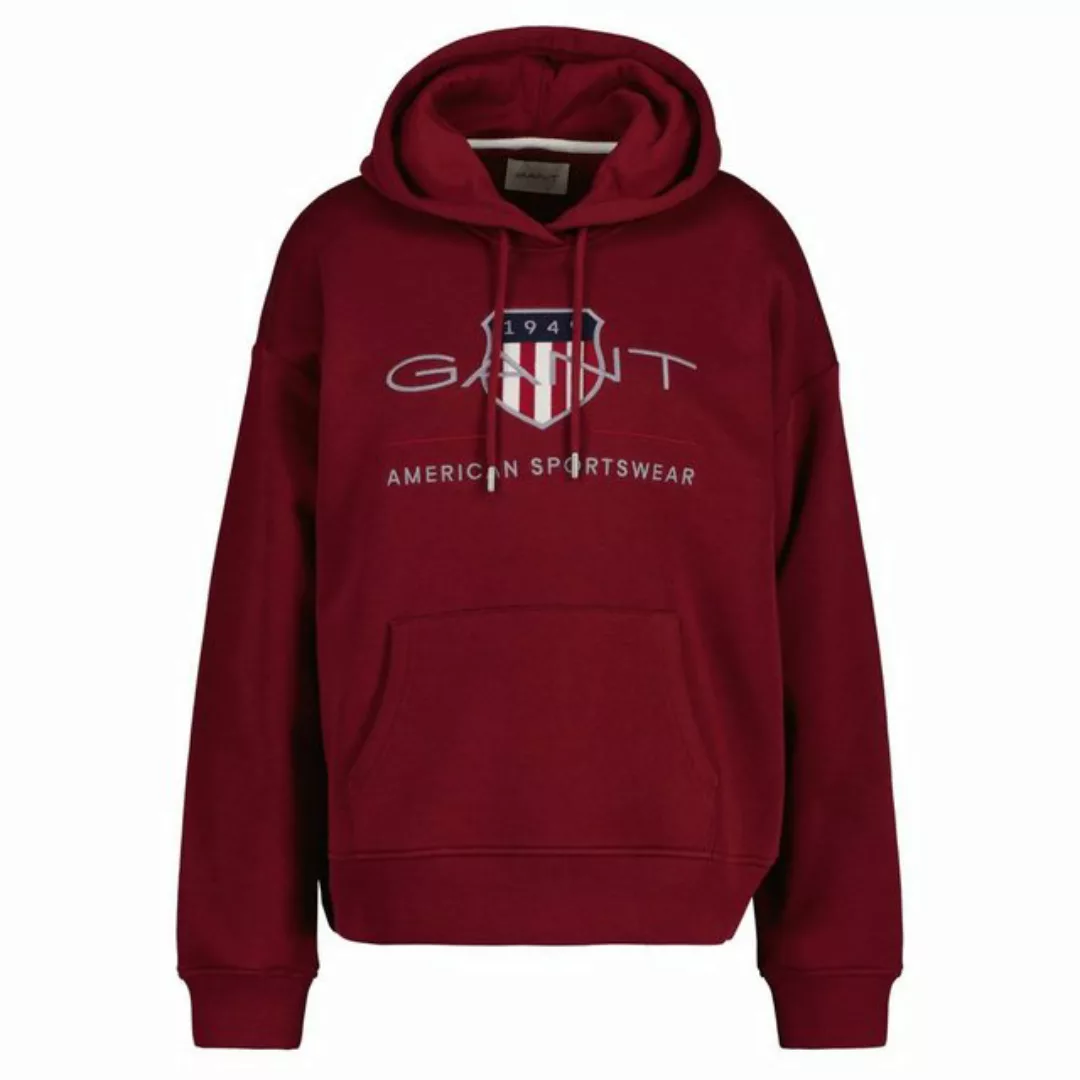 Gant Sweater Damen Sweatshirt - REGULAR ARCHIVE SHIELD HOODIE günstig online kaufen
