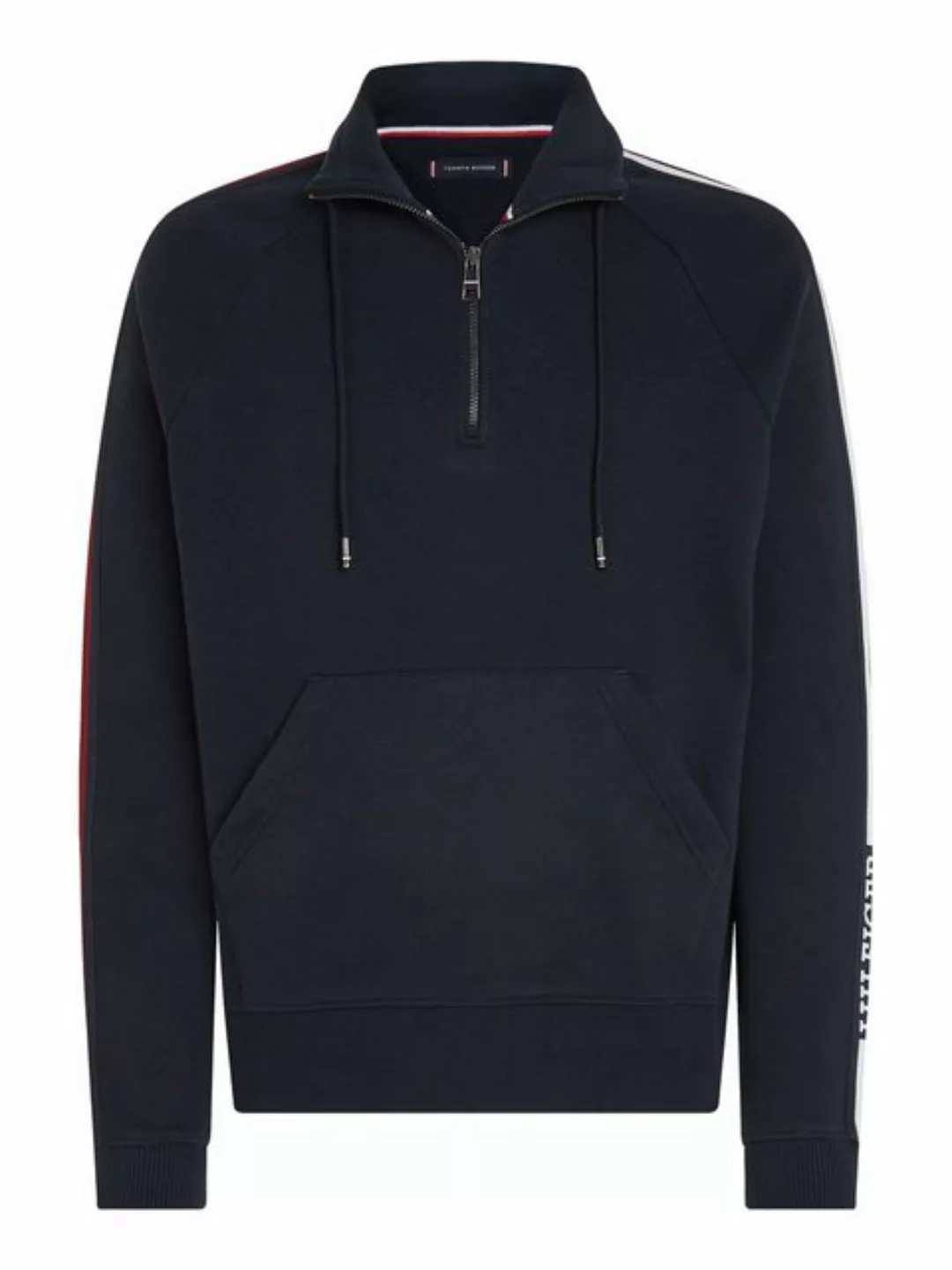 Tommy Hilfiger Sweatshirt GLOBAL STRIPE 1/4 ZIP mit Reißverschluss günstig online kaufen