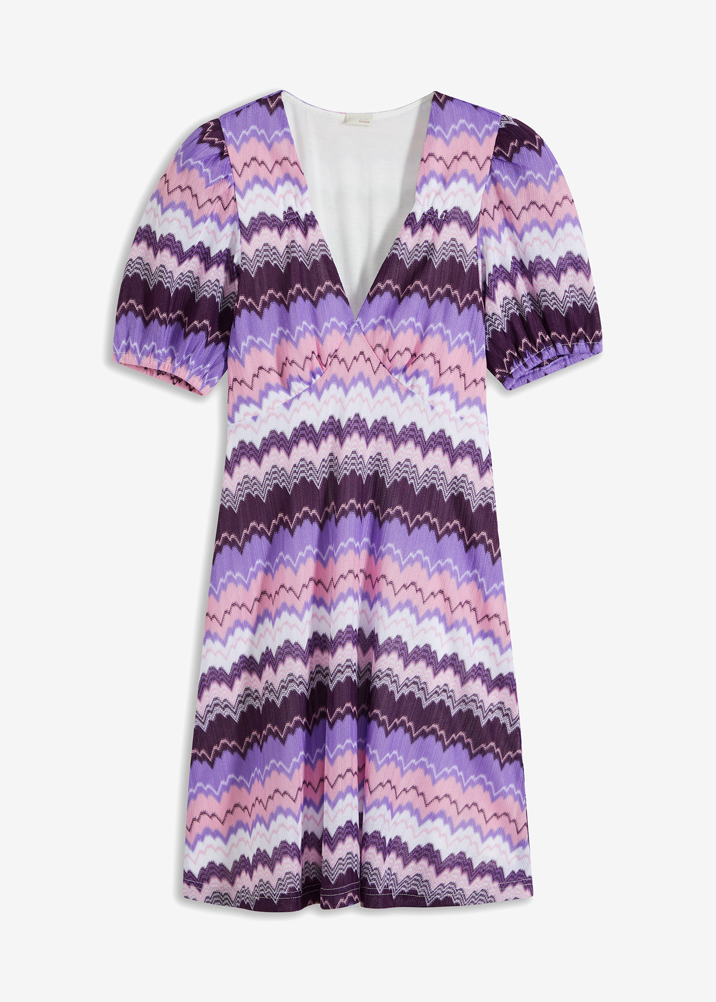 Kleid mit tiefem V-Ausschnitt günstig online kaufen