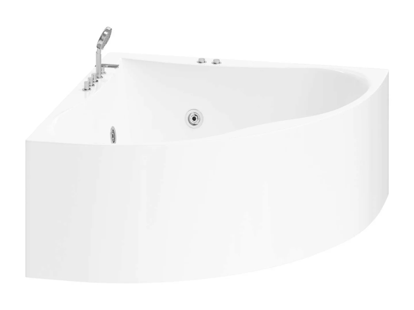 Whirlpool Eckwanne - 1 Person - 263 L - 135 x 135 x 57 cm - AGYNESS günstig online kaufen