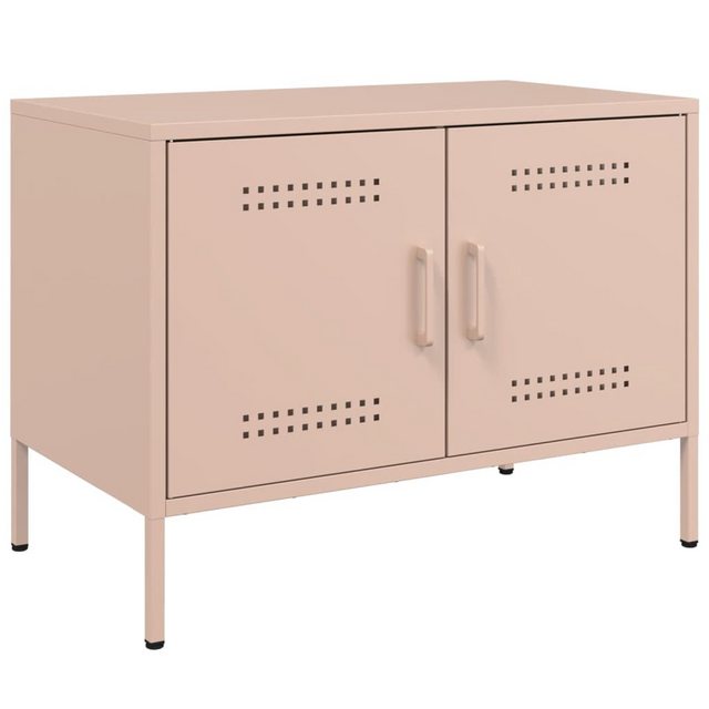 vidaXL TV-Schrank TV-Schrank Rosa 68x39x50,5 cm Stahl (1-St) günstig online kaufen