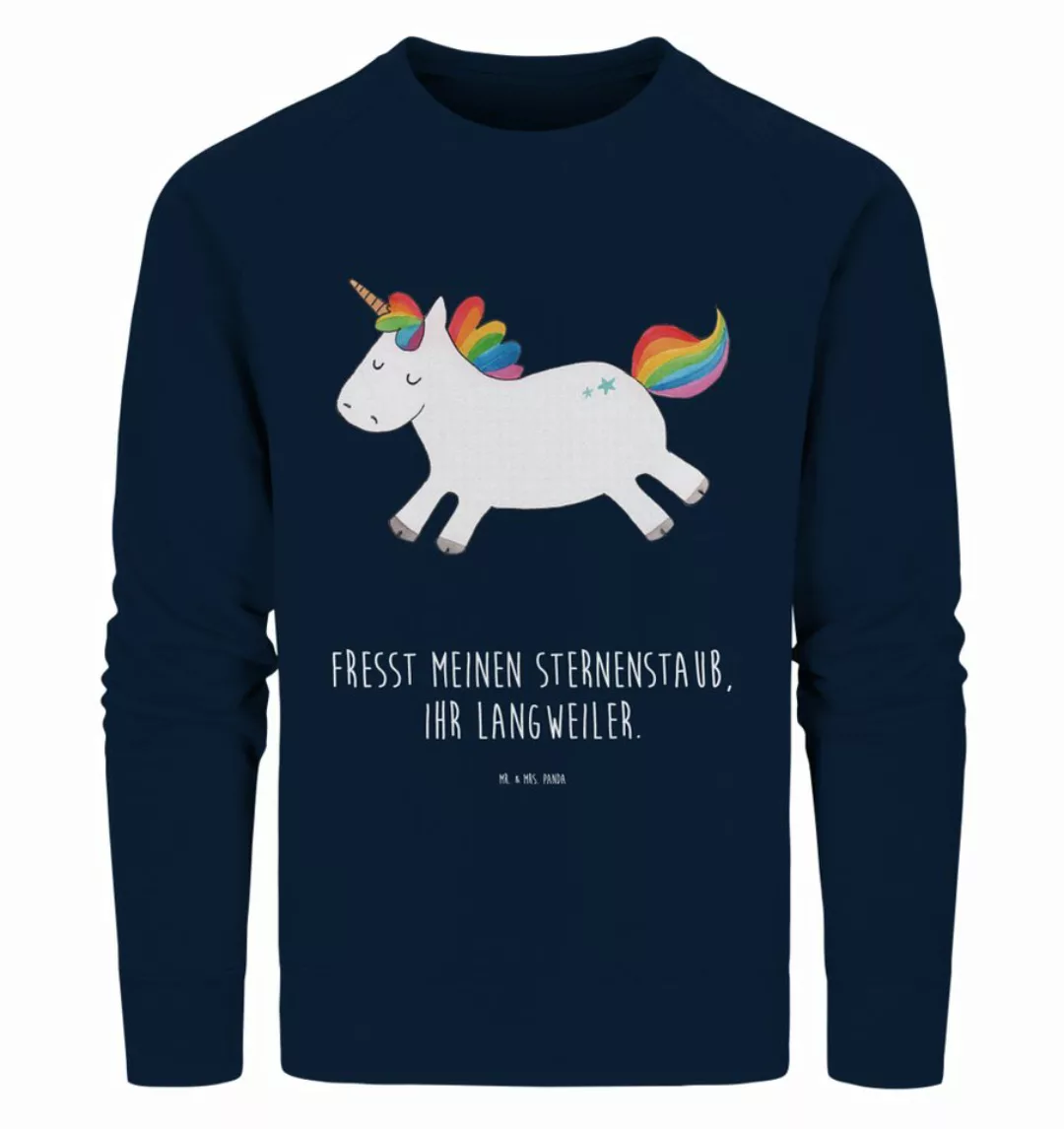 Mr. & Mrs. Panda Longpullover Größe L Einhorn Happy - French Navy - Geschen günstig online kaufen