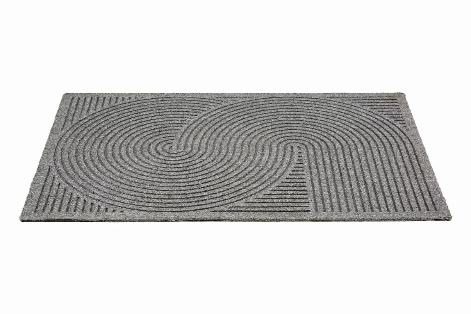 Outdoor Türvorleger Graphic Deluxe 60x90 cm silber günstig online kaufen