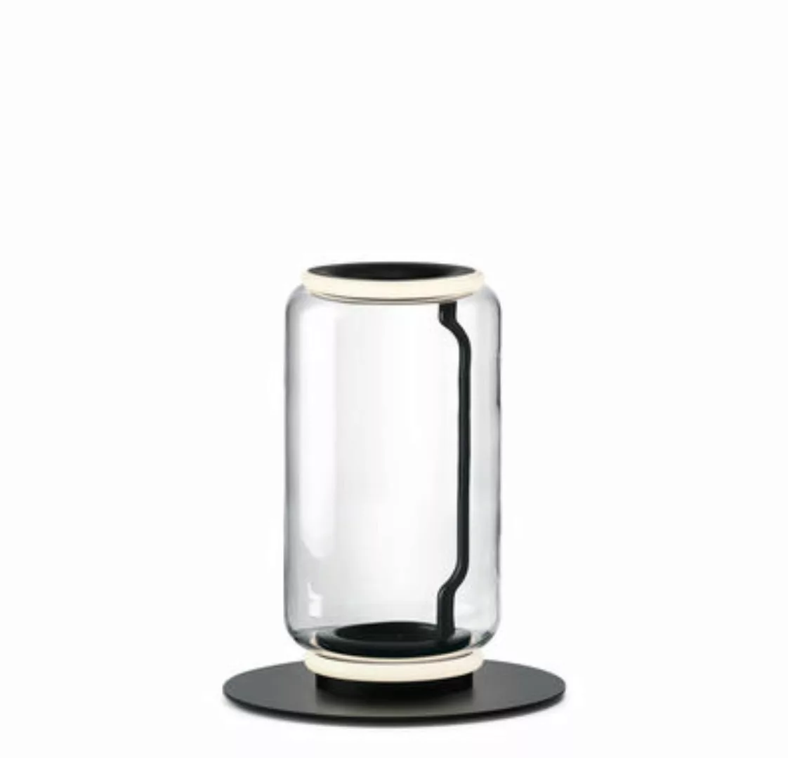 Bodenleuchte Noctambule Cylindre n°1 glas transparent / LED - Ø 25 x H 50 c günstig online kaufen