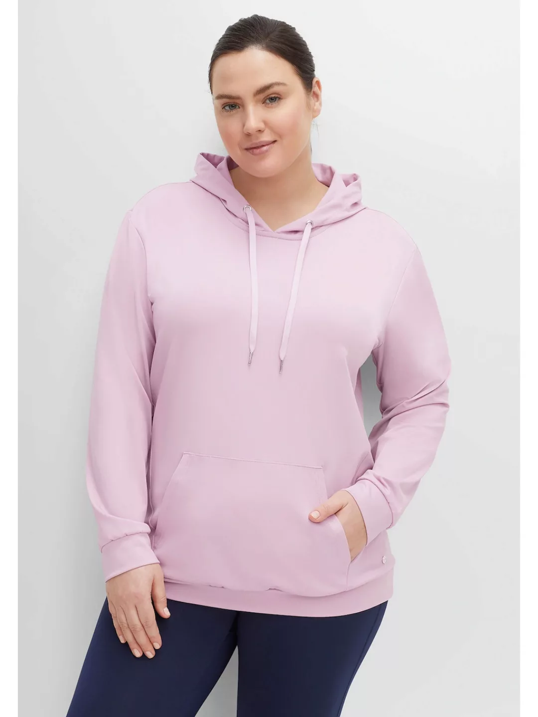 Sheego Kapuzensweatshirt "Große Größen", aus Funktionsmaterial günstig online kaufen