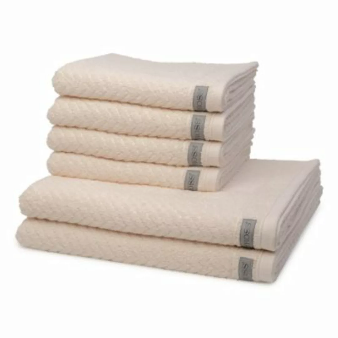 Ross 4 X Handtuch 2 X Duschtuch - im Set Smart Handtücher creme günstig online kaufen