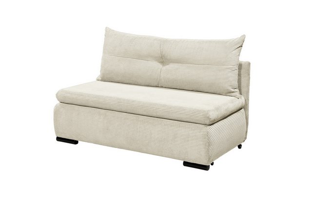 freiraum Schlafsofa CHARLIE 2FBK, Liegefläche 200x150cm, cord cream - 153x7 günstig online kaufen