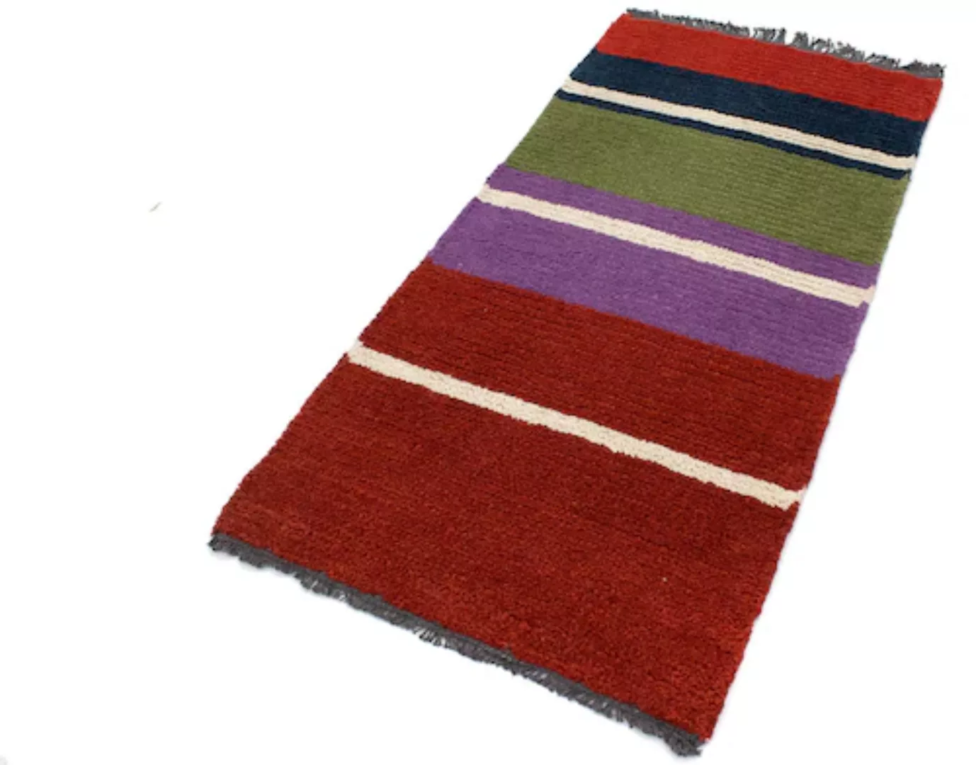 morgenland Wollteppich »Nepal Teppich handgeknüpft mehrfarbig«, rechteckig günstig online kaufen