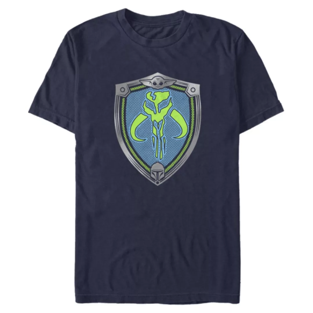 Star Wars - The Mandalorian - Symbol Mando Shield - Männer T-Shirt günstig online kaufen
