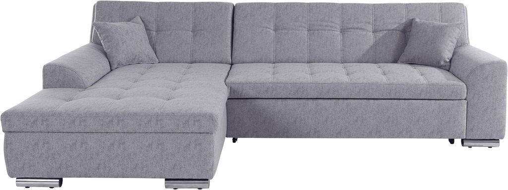 DOMO collection Ecksofa »Aversa, moderne Steppung im Sitz und Rücken, gesch günstig online kaufen
