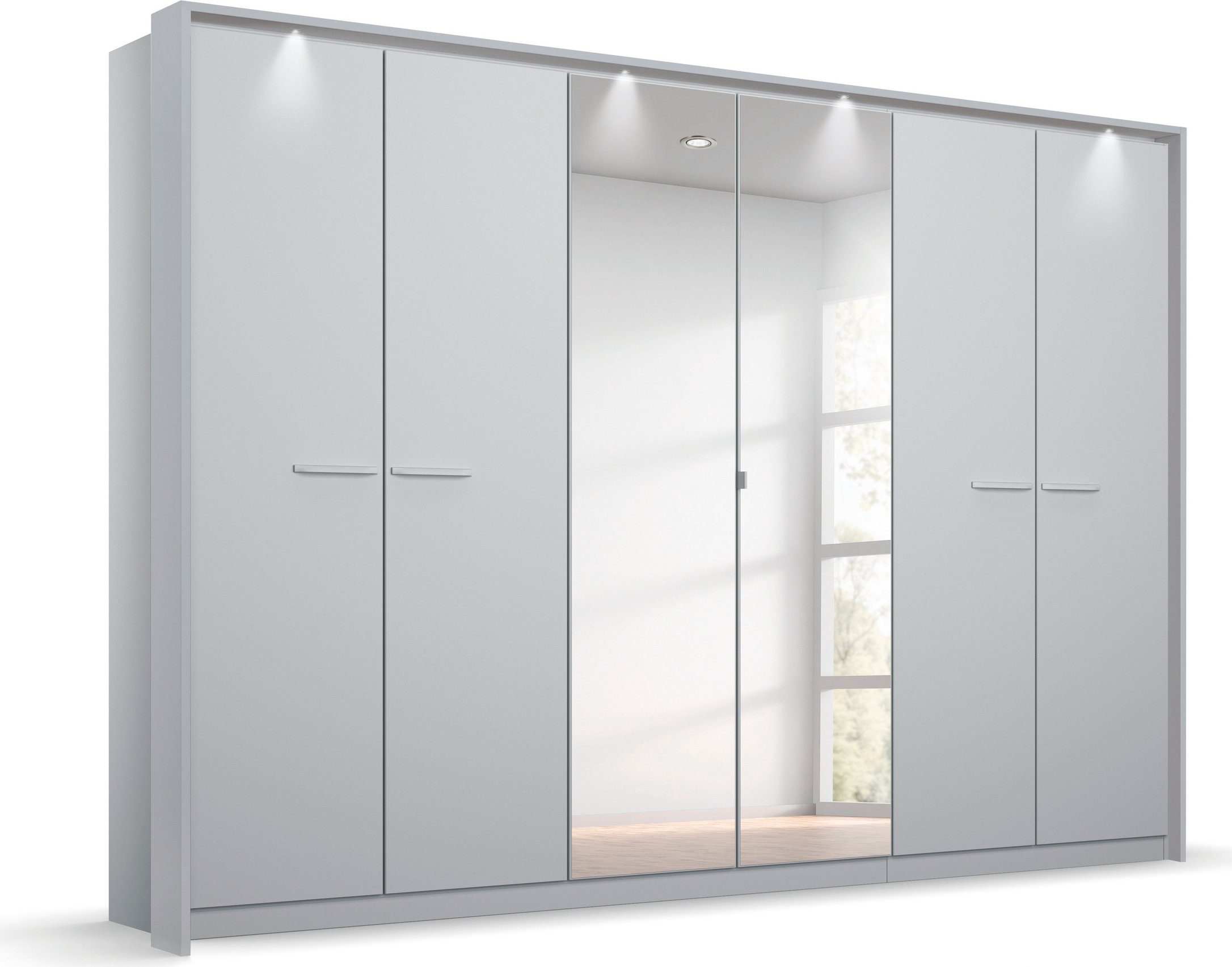 rauch Drehtürenschrank "Oteli", mit Mittelspiegel und Passepartout optional günstig online kaufen