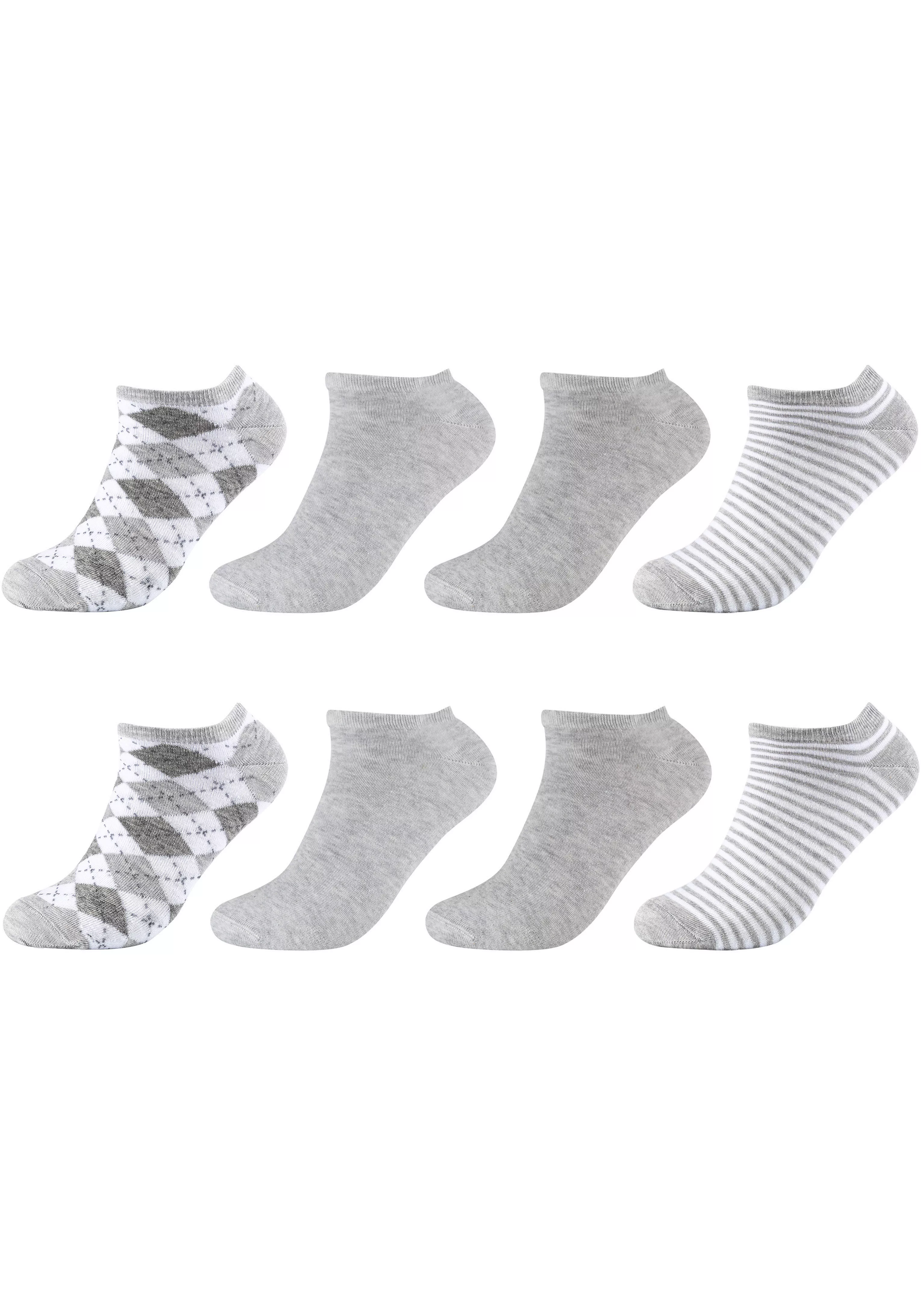 s.Oliver Kurzsocken "essentials", (4er Pack), mit verschiedenen Designs günstig online kaufen