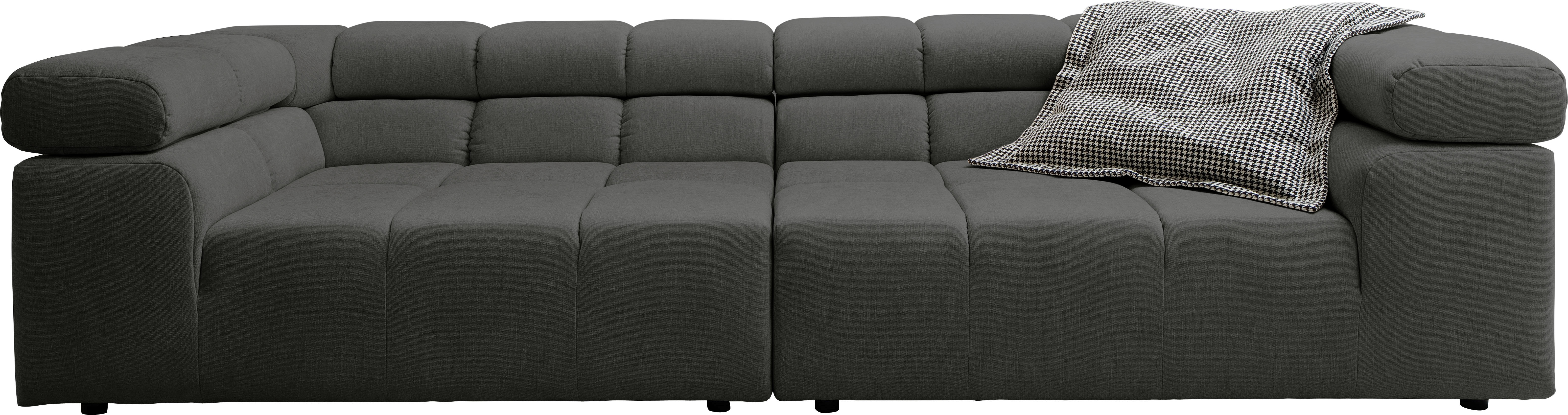 INOSIGN Big-Sofa "Ancona B/T/H: 290/110/70 cm", auffällige Steppung, inkl. günstig online kaufen