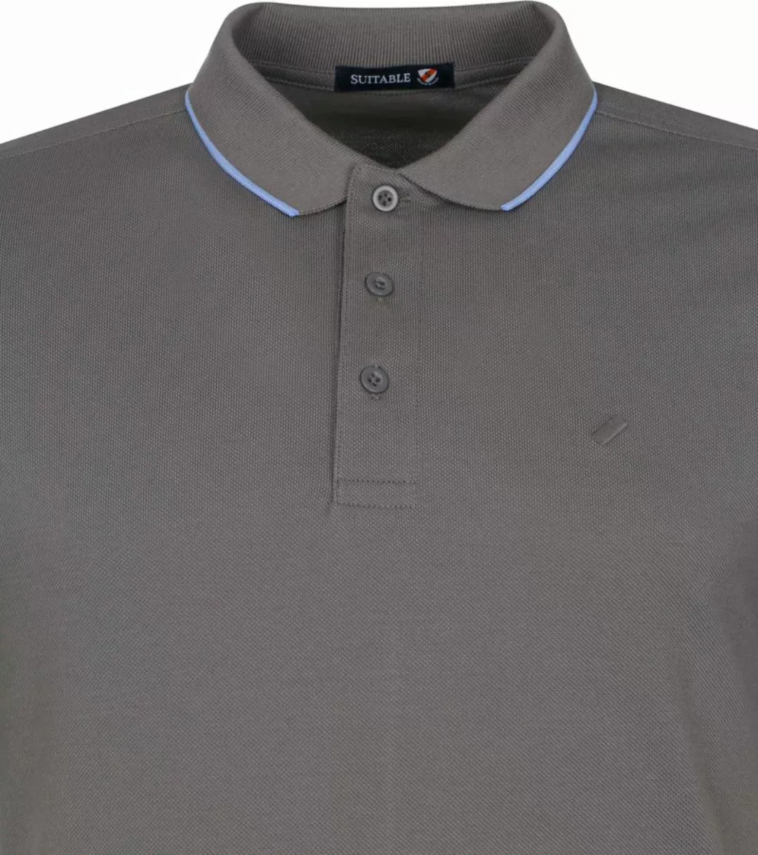 Suitable Poloshirt Tip Ferry Grau - Größe M günstig online kaufen